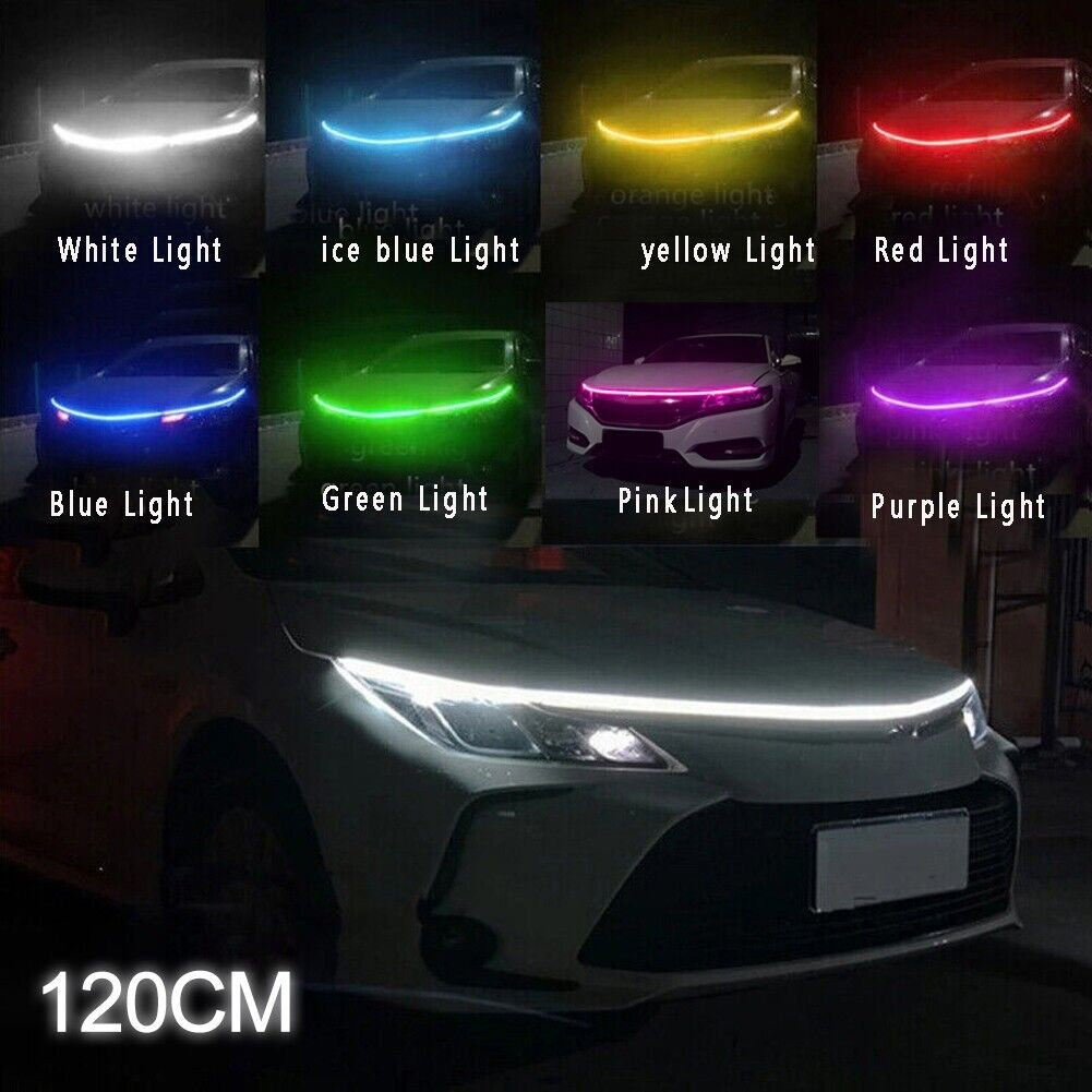 Multi-color LED Strip Light For Car Hood Atmosphere Lamp
