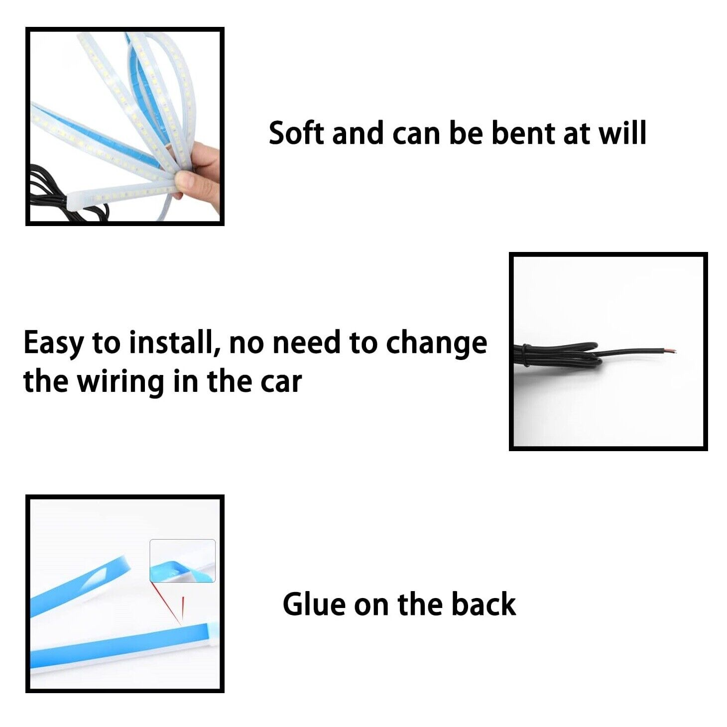 RGB Flowing LED Strip Light Decoration Lamp