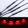 Advanced Car Grille Lamp with 12-24V RGB Control 6 x SMD2835 LED Decorative Light