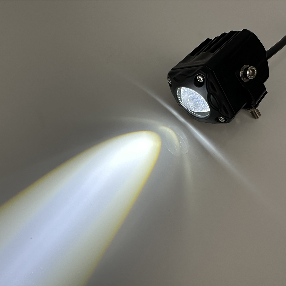 Hot Style LED Spot Lamps Mini Square Motorcycle Overhead Lights Highlighted Motorcycle Spotlights