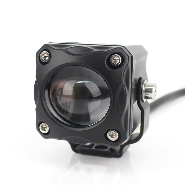Hot Style LED Spot Lamps Mini Square Motorcycle Overhead Lights Highlighted Motorcycle Spotlights
