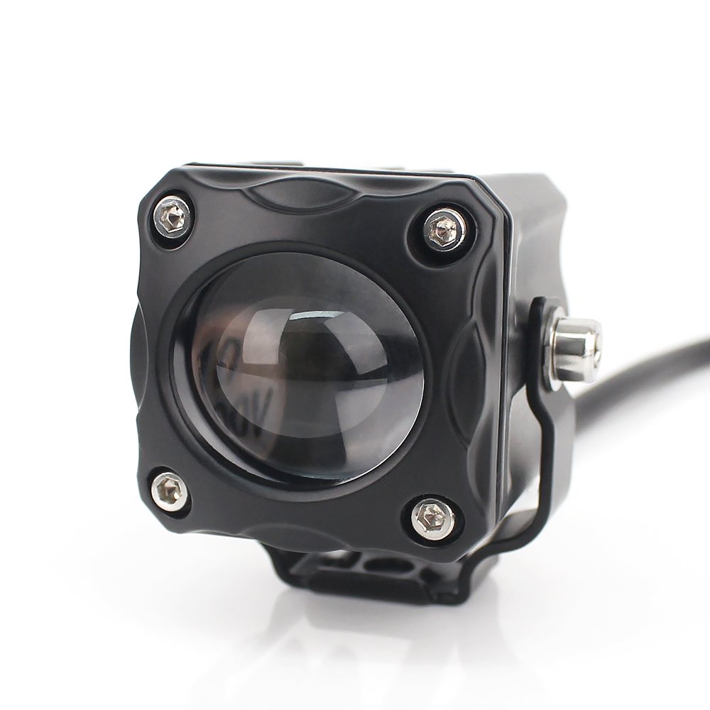Hot Style LED Spot Lamps Mini Square Motorcycle Overhead Lights Highlighted Motorcycle Spotlights