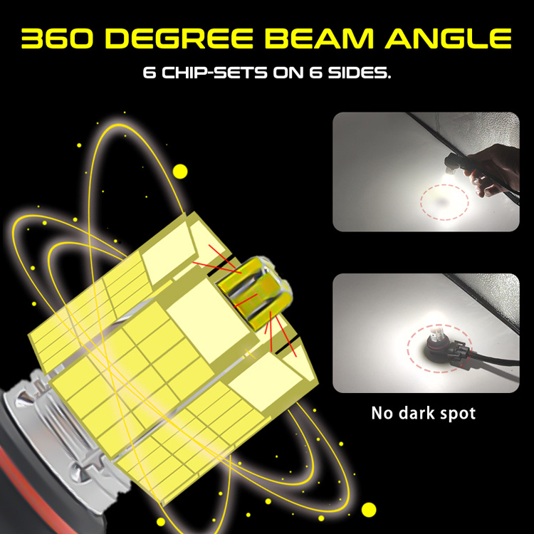 360 Degree Canbus Auto LED Fog Light
