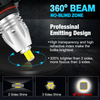 Super Bright 360 Car Fog Lights Day Driving Running Light