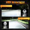 7 Inch Round High Low Beam Led Headlight Motorcycle White Amber for Jeep