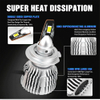  New Mi6 Led Headlight 12v White Waterproof 130W 30000Lm Headlamp
