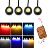 Auto Concolorous Eagle Eye 23MM 12 LED 4014 SMD Atmosphere Decorative Light