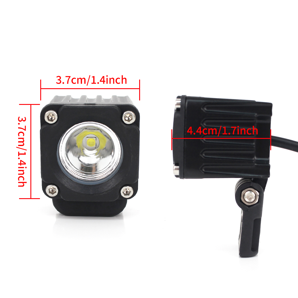 Mini Motorcycle LED Light Square Spotlight Off-Road Vehicle Working Lamp