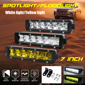4D Lens Car Led With Reflective Cup Truck Long Strip Lamp 6000K Suv Roof Light