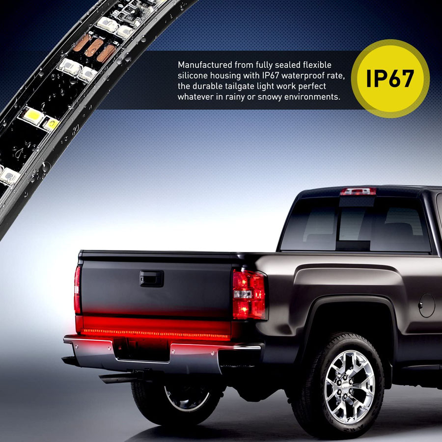 Two Rows LED 2835 Pickup Tail Light Strip Light