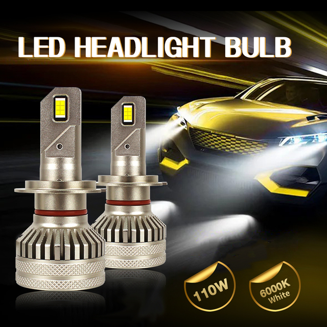 L12 110W 22000LM Led Headlight Bulbs H4 H7 H11 9005 for Car
