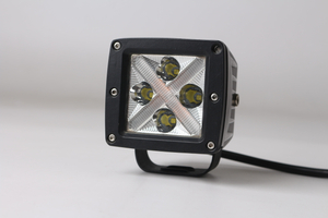 Mini X-Shaped LED Square Light 20W 3.5inch Spot Lamp Off-Road Vehicle Lighting System