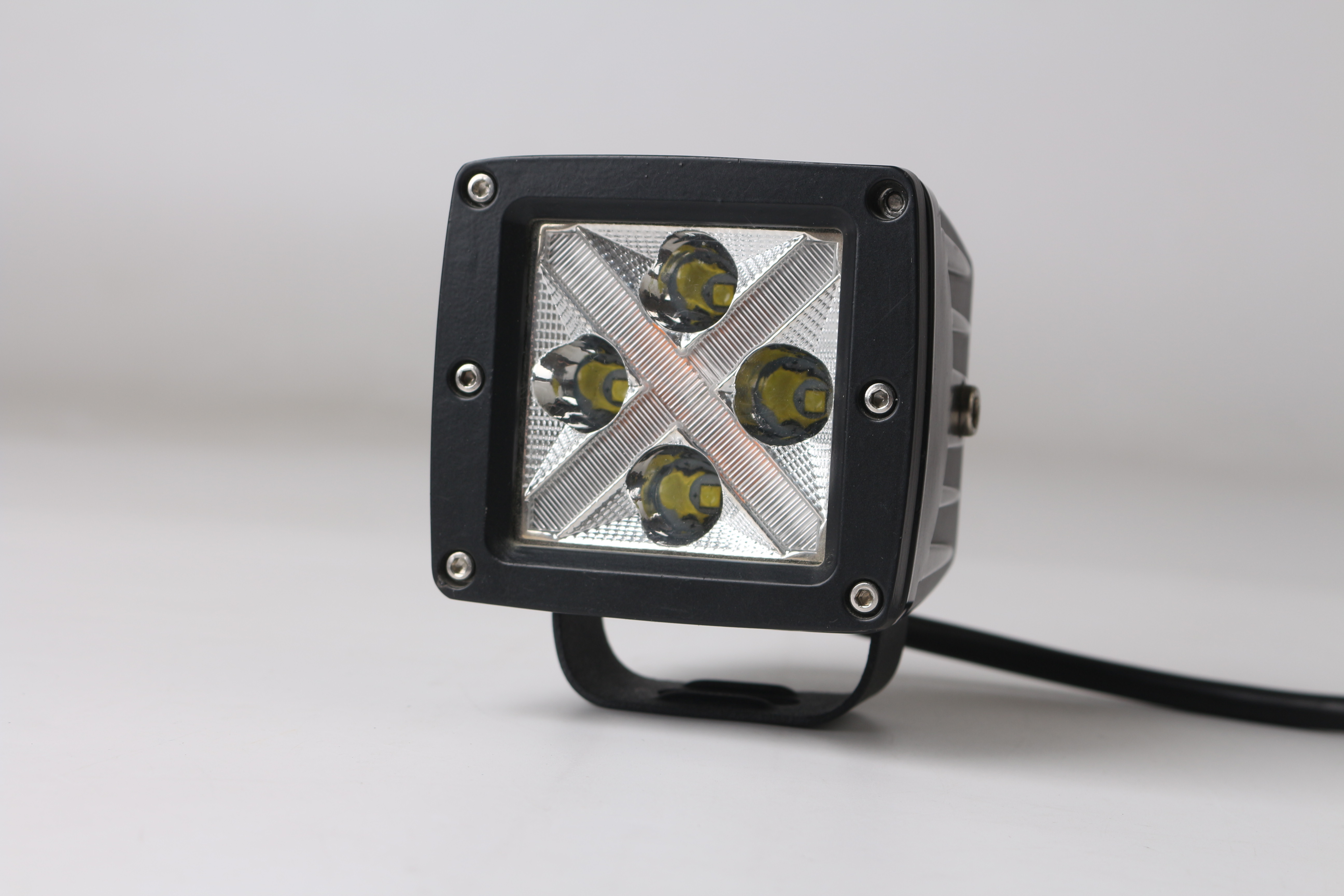 Mini X-Shaped LED Square Light 20W 3.5inch Spot Lamp Off-Road Vehicle Lighting System