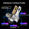 High Power Q26 wireless Led Headlight 12v White Waterproof 80w 10000lm Headlamp