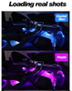 Fiber Optic Car Ambient Light RGB Remote Control Atmosphere Lamp