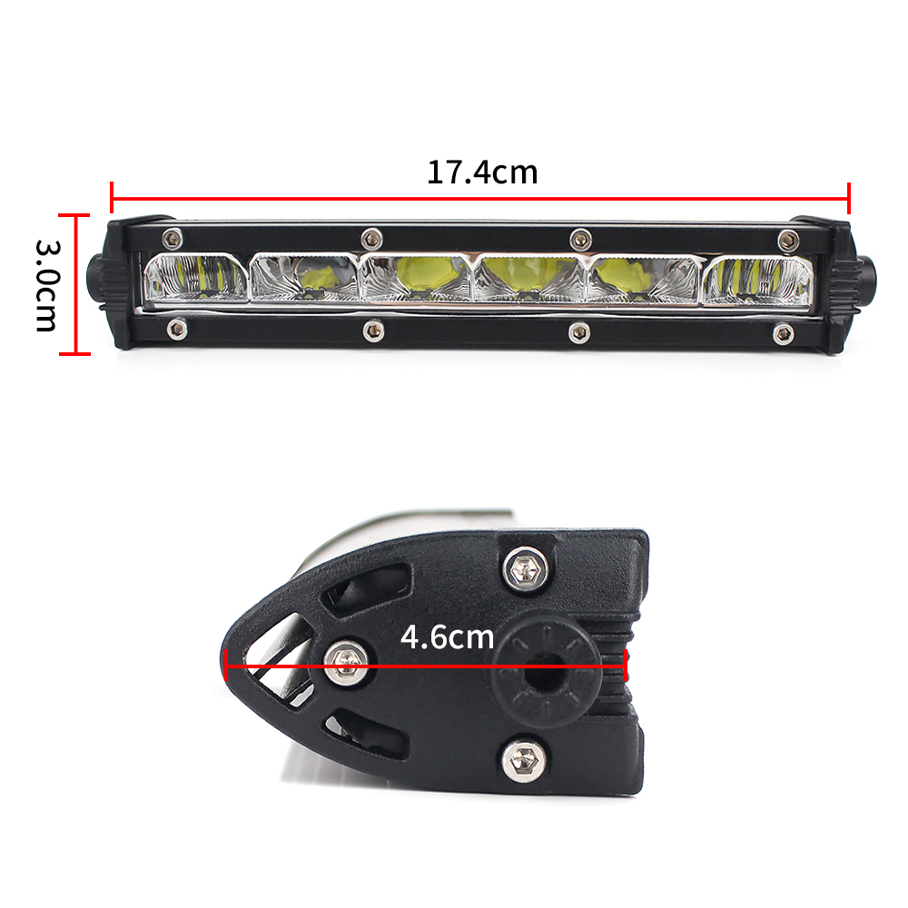 New Lathy Car LED Light Bar 50W Highlight Spot Beam Lamp Truck Driving Auxiliary Bulb