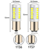 Automotive LED Light with Lens T20 1156 1157 3156 3157 7440 7443 Tail Light