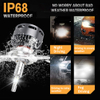  360 Illumination LED Headlight Bulb R7 For Car