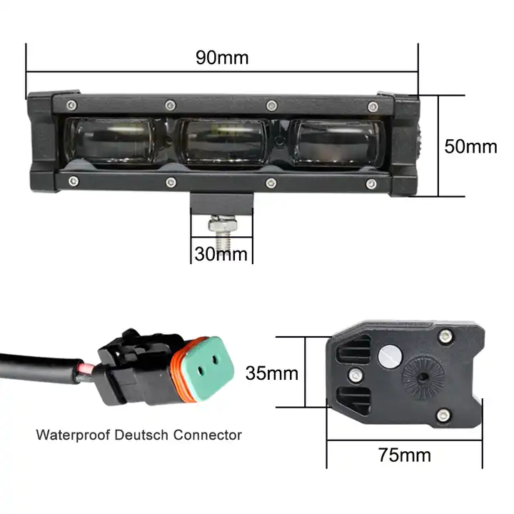 S6D LED Light Bar S6D 30W 8inch Led Driving Light