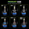 Factory 200W 40000LM Super Bright F9 Led Headlight Bulb