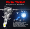 P60 H4 Led Headlight White 130W 25000LM Headlamp