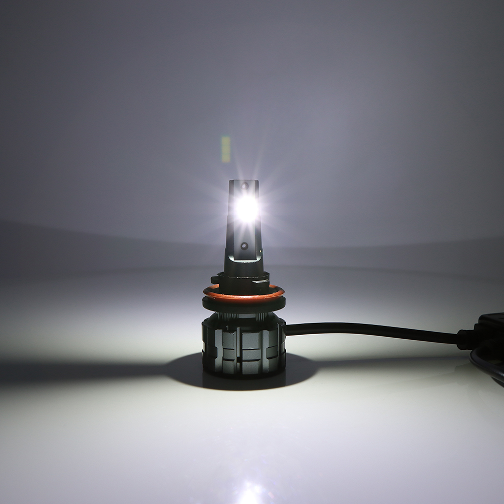 2023 New F6 Led Headlight 12v White amber Waterproof 80W 16000Lm Headlamp