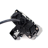 Double-color 3 Lens LED Motorcycle Spotlight 32W Twin Fans Universal Motorcycle Headlight