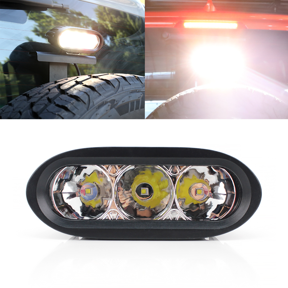 Newly Launched 3PCS LED Light 6.3 Inch Fog Lamp 6000K Truck Driving Auxiliary Bulb