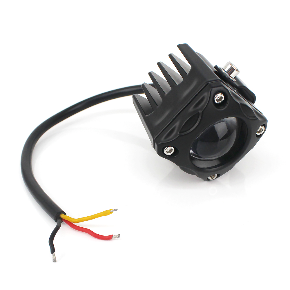 Hot Style LED Spot Lamps Mini Square Motorcycle Overhead Lights Highlighted Motorcycle Spotlights