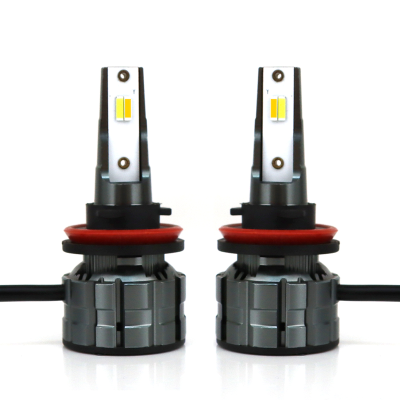 2023 New F6 Led Headlight 12v White amber Waterproof 80W 16000Lm Headlamp