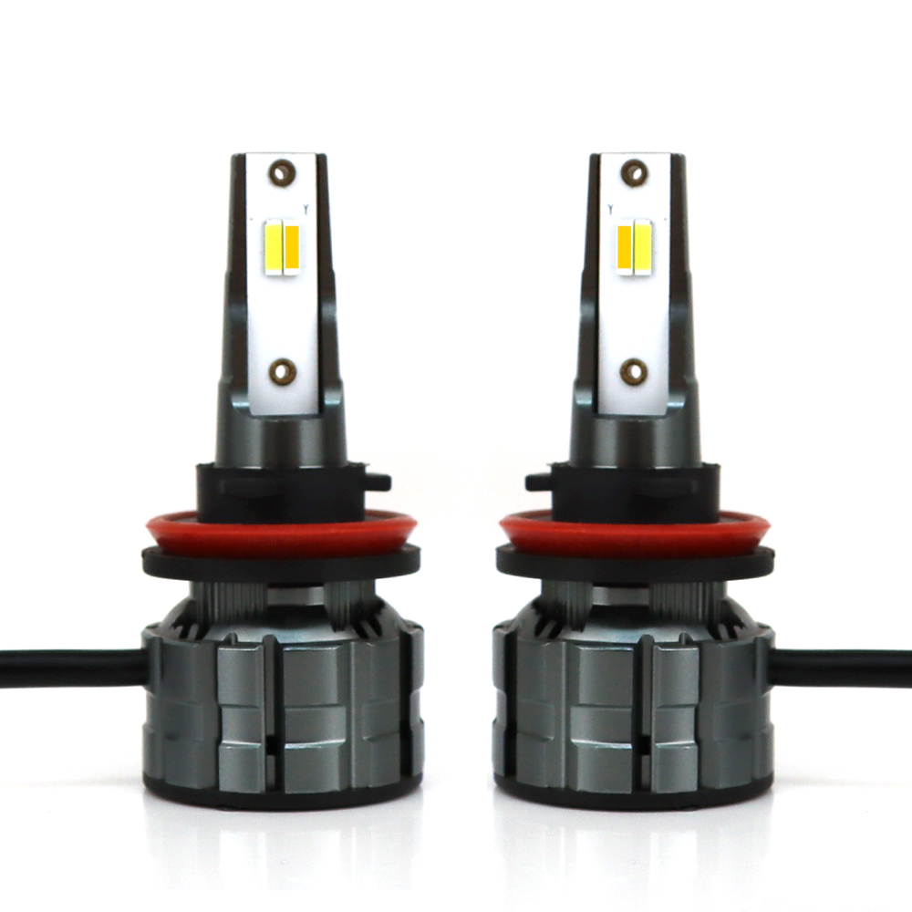 2023 New F6 Led Headlight 12v White amber Waterproof 80W 16000Lm Headlamp