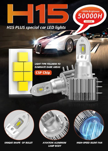 H15 Car LED High Beam Headlight Bulb with DRL