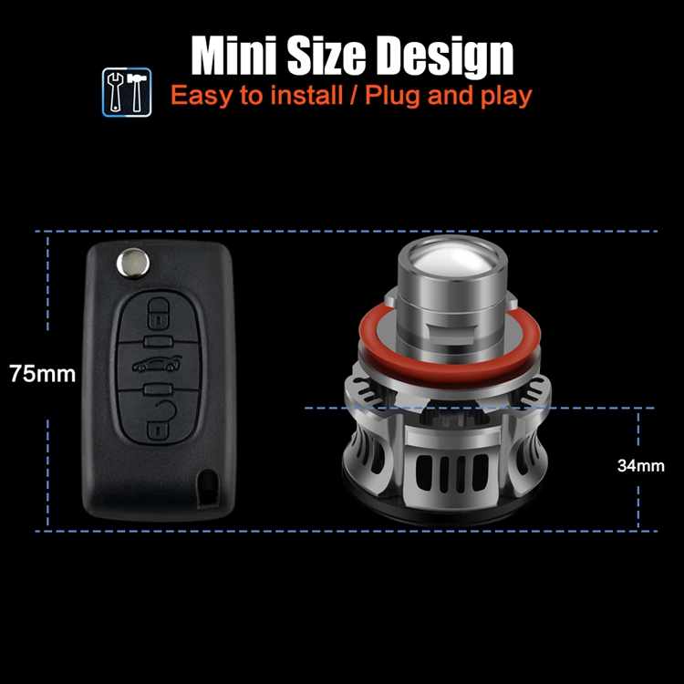 1500lm 360 Degree Canbus Auto LED Fog Light