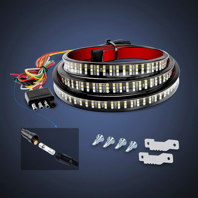 White Yellow Red Three Colors Three Rows LED 2835 Pickup Tail Light
