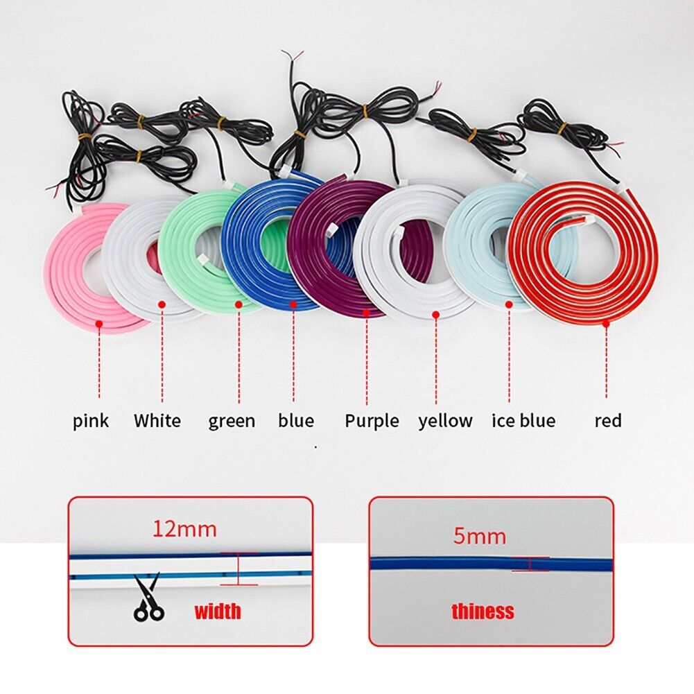 Multi-color LED Strip Light For Car Hood Atmosphere Lamp