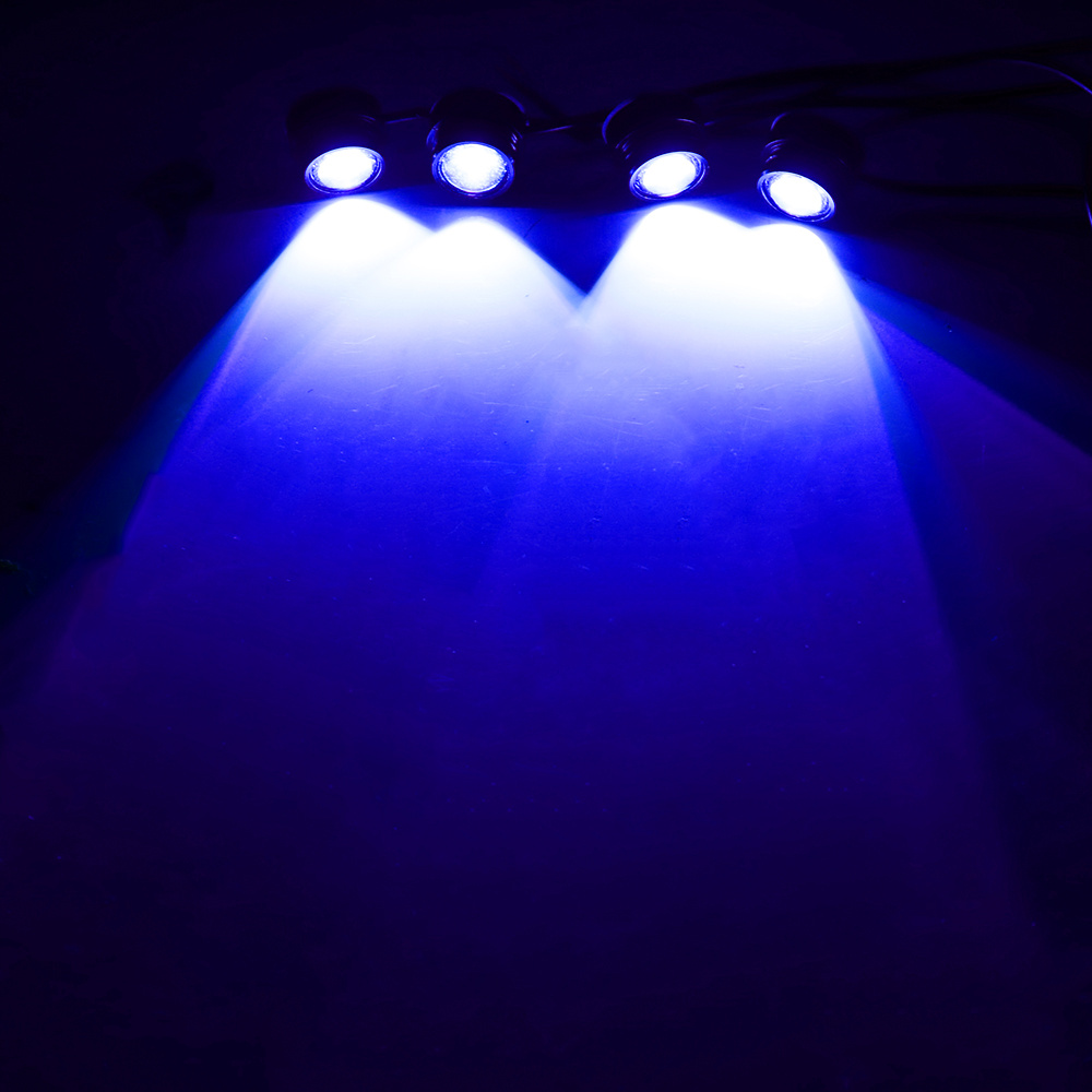 Auto Concolorous Eagle Eye 23MM 12 LED 4014 SMD Atmosphere Decorative Light