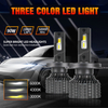 Multicolor V8T Automotive LED Headlight H1 H3 H4 9005 880