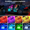 Hot Selling Auto LED RGB Interior Atmosphere Strip Light Remote Control Decoration Lamp