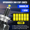360 Illumination Auto LED Headlight K7 Bulb H1 H3 H7 9005 Light