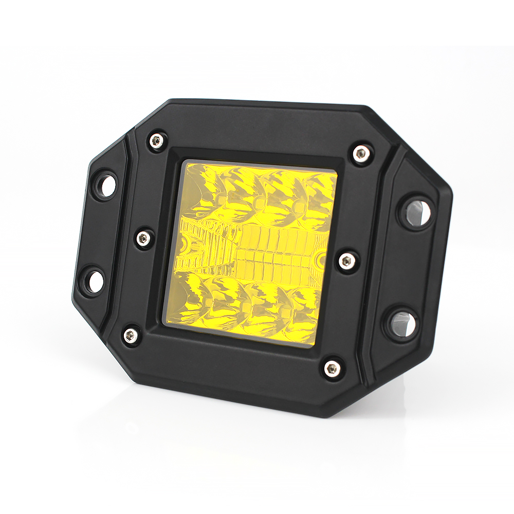 Hot Selling 48W LED Light Yellow 4.8 inch Led Bulb for Truck Off-road Vehicle