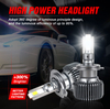 P60 H4 Led Headlight White 130W 25000LM Headlamp