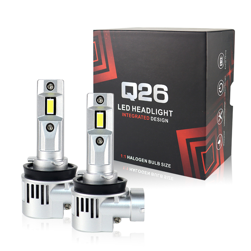 High Power Q26 wireless Led Headlight 12v White Waterproof 80w 10000lm Headlamp