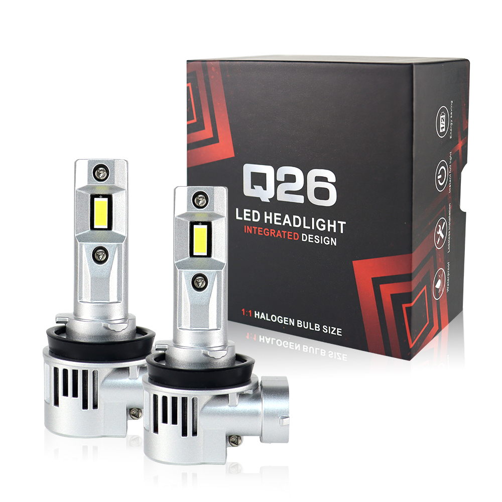 High Power Q26 wireless Led Headlight 12v White Waterproof 80w 10000lm Headlamp
