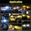 Led Spot Light 12v Motorcycle Led Work Light 