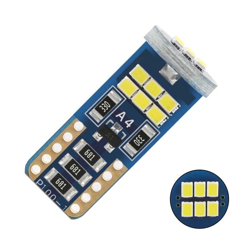18 SMD2026 T10 Canbus 6000K Auto Signal Light