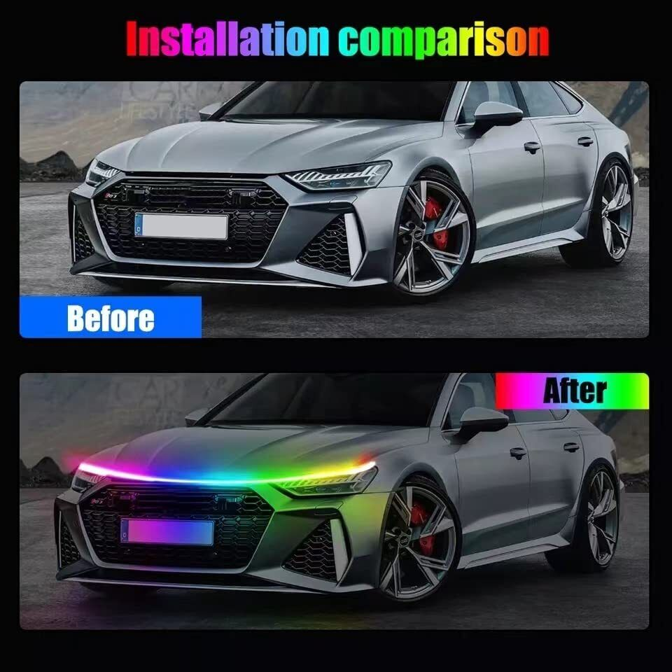 RGB Flowing LED Strip Light Decoration Lamp