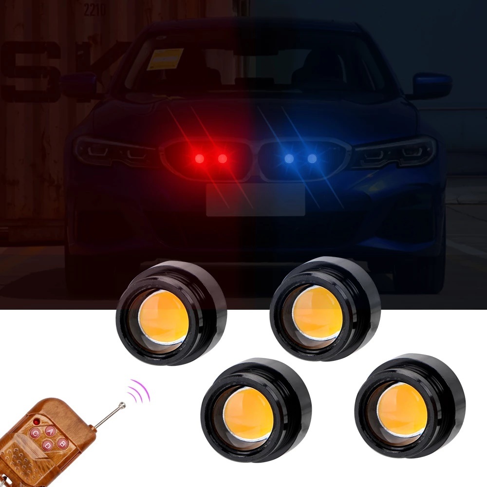 Auto Concolorous Eagle Eye 23MM 12 LED 4014 SMD Atmosphere Decorative Light