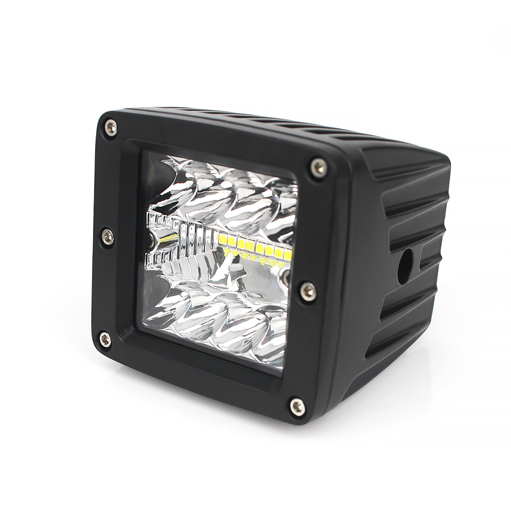 High Power LED Light 48W Combo Beam Lamp Truck Driving Auxiliary Bulb
