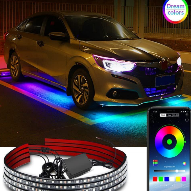 RGB Running LED Rock Lamp 