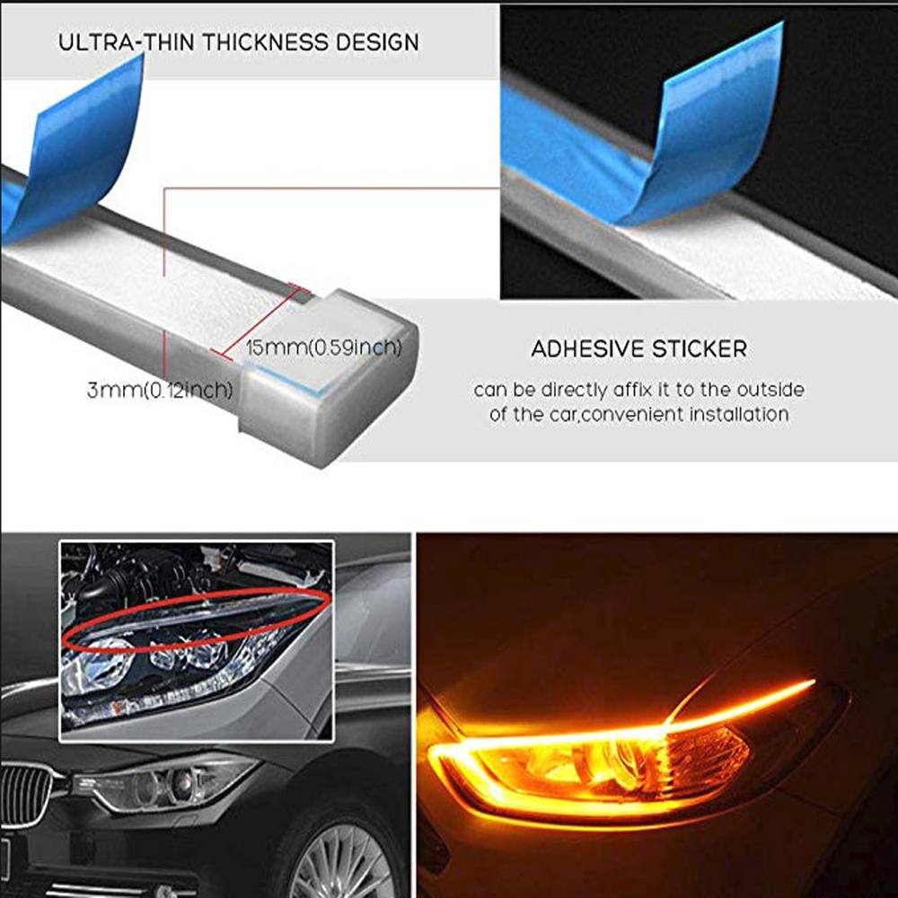 30CM 45CM 60CM Dual Color Running LED Strip Light